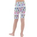 Birds Fish Flowers Floral Star Blue White Sexy Animals Beauty Rainbow Pink Purple Blue Green Orange Kids  Mid Length Swim Shorts View2