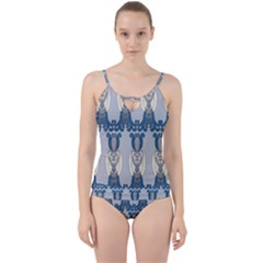 Flower Floral Leaf Beauty Art Cut Out Top Tankini Set