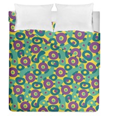 Discrete State Turing Pattern Polka Dots Green Purple Yellow Rainbow Sexy Beauty Duvet Cover Double Side (queen Size) by Mariart