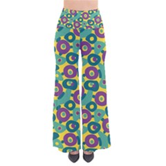 Discrete State Turing Pattern Polka Dots Green Purple Yellow Rainbow Sexy Beauty Pants