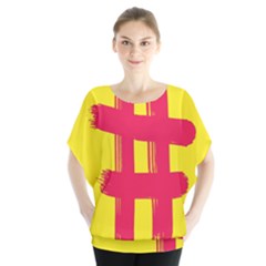 Fun Ain t Gone Fence Sign Red Yellow Flag Blouse