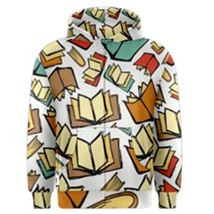 Friends Library Lobby Book Sale Men s Zipper Hoodie by Mariart