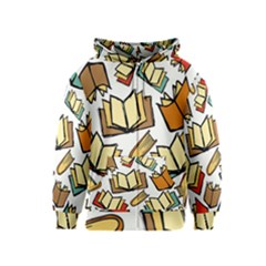 Friends Library Lobby Book Sale Kids  Zipper Hoodie by Mariart