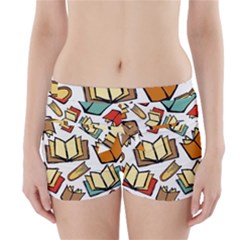 Friends Library Lobby Book Sale Boyleg Bikini Wrap Bottoms by Mariart