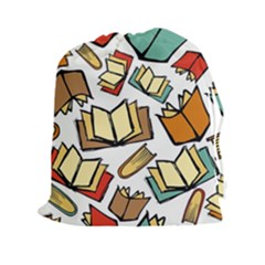 Friends Library Lobby Book Sale Drawstring Pouches (xxl) by Mariart