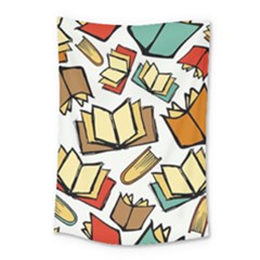 Friends Library Lobby Book Sale Small Tapestry by Mariart