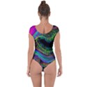 Aurora Wave Colorful Space Line Light Neon Visual Cortex Plate Short Sleeve Leotard  View2