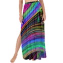 Aurora Wave Colorful Space Line Light Neon Visual Cortex Plate Maxi Chiffon Tie-Up Sarong View1