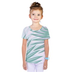 Graciela Detail Petticoat Palm Pink Green Gray Kids  One Piece Tee