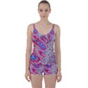 Histology Inc Histo Logistics Incorporated Alcian Blue Tie Front Two Piece Tankini View1