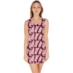 Letter Font Zapfino Appear Bodycon Dress by Mariart