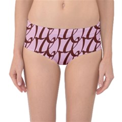 Letter Font Zapfino Appear Mid-waist Bikini Bottoms by Mariart