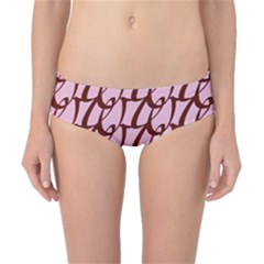 Letter Font Zapfino Appear Classic Bikini Bottoms by Mariart