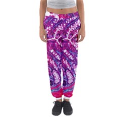 Histology Inc Histo Logistics Incorporated Masson s Trichrome Three Colour Staining Women s Jogger Sweatpants by Mariart