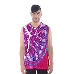 Histology Inc Histo Logistics Incorporated Masson s Trichrome Three Colour Staining Men s Basketball Tank Top by Mariart