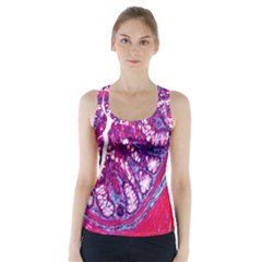 Histology Inc Histo Logistics Incorporated Masson s Trichrome Three Colour Staining Racer Back Sports Top by Mariart