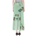 Lineless Background For Minty Wildlife Monster Full Length Maxi Skirt View2