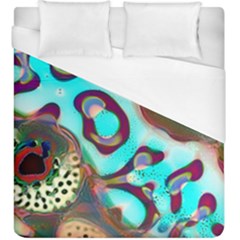 Multiscale Turing Pattern Recursive Coupled Stone Rainbow Duvet Cover (king Size) by Mariart