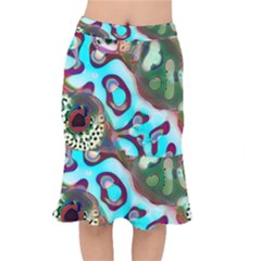 Multiscale Turing Pattern Recursive Coupled Stone Rainbow Mermaid Skirt by Mariart