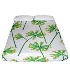 Marimekko Fabric Flower Floral Leaf Fitted Sheet (queen Size) by Mariart