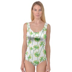 Marimekko Fabric Flower Floral Leaf Princess Tank Leotard  by Mariart