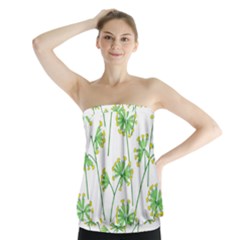 Marimekko Fabric Flower Floral Leaf Strapless Top by Mariart