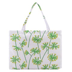 Marimekko Fabric Flower Floral Leaf Zipper Medium Tote Bag by Mariart