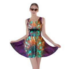 Live Green Brain Goniastrea Underwater Corals Consist Small Skater Dress by Mariart