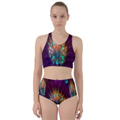 Live Green Brain Goniastrea Underwater Corals Consist Small Racer Back Bikini Set by Mariart