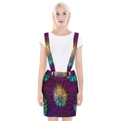 Live Green Brain Goniastrea Underwater Corals Consist Small Braces Suspender Skirt by Mariart