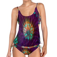 Live Green Brain Goniastrea Underwater Corals Consist Small Tankini Set by Mariart