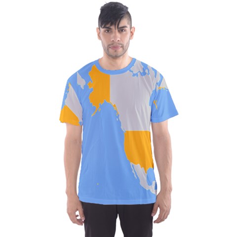 Map Transform World Men s Sports Mesh Tee by Mariart