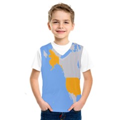 Map Transform World Kids  Sportswear by Mariart