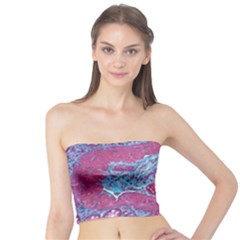 Natural Stone Red Blue Space Explore Medical Illustration Alternative Tube Top