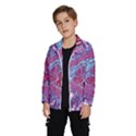 Natural Stone Red Blue Space Explore Medical Illustration Alternative Wind Breaker (Kids) View2