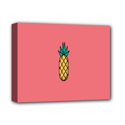 Pineapple Fruite Minimal Wallpaper Deluxe Canvas 14  X 11 