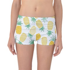 Pineapple Fruite Seamless Pattern Boyleg Bikini Bottoms by Mariart