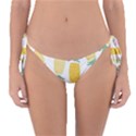 Pineapple Fruite Seamless Pattern Reversible Bikini Bottom View1