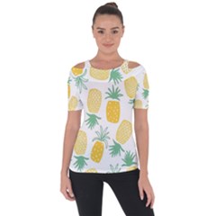 Pineapple Fruite Seamless Pattern Short Sleeve Top by Mariart