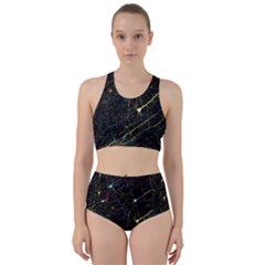 Neurons Light Neon Net Racer Back Bikini Set by Mariart