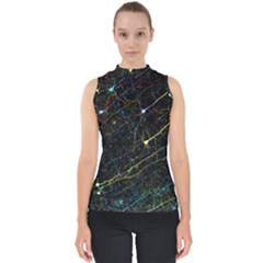 Neurons Light Neon Net Shell Top by Mariart