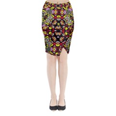 Queen Design 456 Midi Wrap Pencil Skirt by MRTACPANS