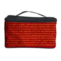 Mrtacpans Writing Grace Cosmetic Storage Case by MRTACPANS