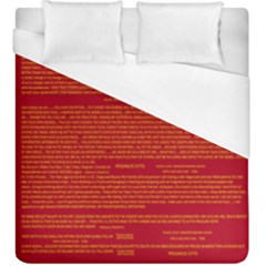 Mrtacpans Writing Grace Duvet Cover (king Size) by MRTACPANS