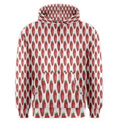 Strawberry Pattern Men s Zipper Hoodie