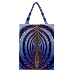 Illustration Robot Wave Rainbow Classic Tote Bag by Mariart