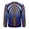 Illustration Robot Wave Rainbow Men s Long Sleeve Tee View2