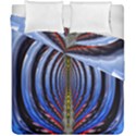 Illustration Robot Wave Rainbow Duvet Cover Double Side (California King Size) View1