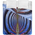 Illustration Robot Wave Rainbow Duvet Cover Double Side (California King Size) View2