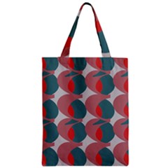 Pink Red Grey Three Art Zipper Classic Tote Bag by Mariart